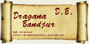Dragana Banđur vizit kartica
